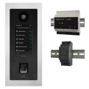 ESENTA SI1000V4 IP / SIP Video Sprechanlage mit HUB<span> - </span>115x260 V2A, mit Fingerprint