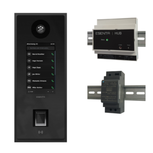 ESENTA SI1000V4 IP / SIP Video Sprechanlage mit HUB<span> - </span>Briefkasten-Einbaumodul, mit Fingerprint